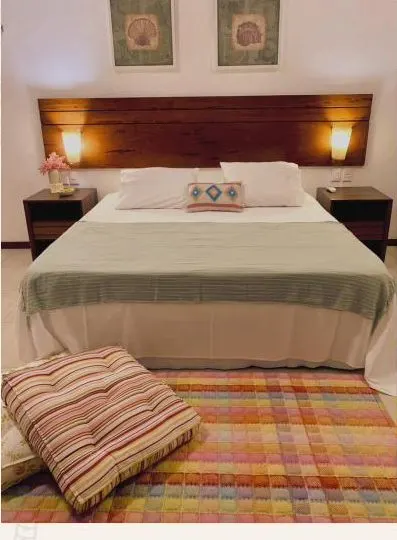 Suíte com cama de casal